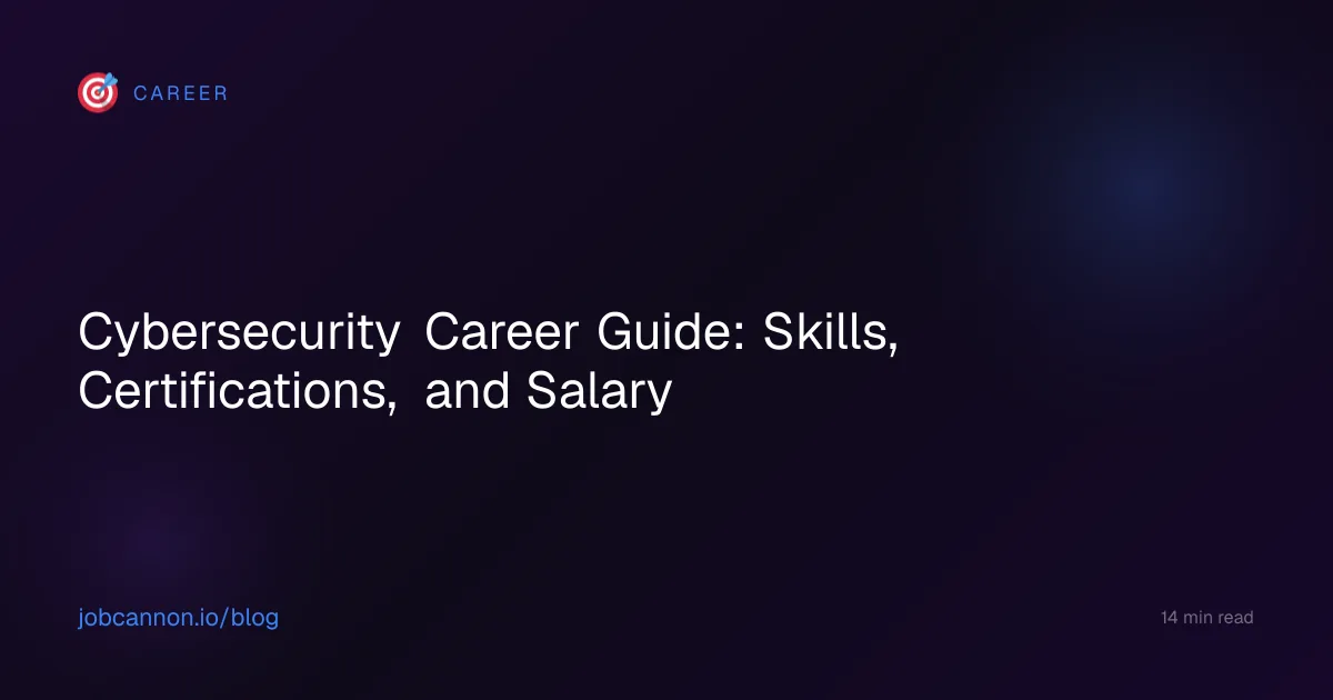 Cybersecurity Career Guide: Skills, Certifications, and Salary
