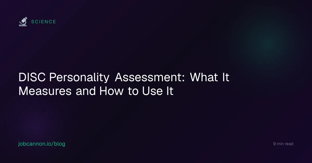 DISC Personality Assessment: What It Measures and How to Use It