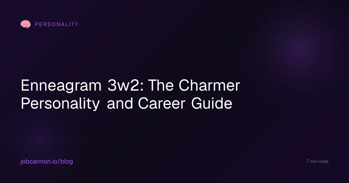 Enneagram 3w2: The Charmer Personality and Career Guide