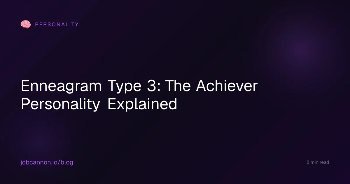 Enneagram Type 3: The Achiever Personality Explained