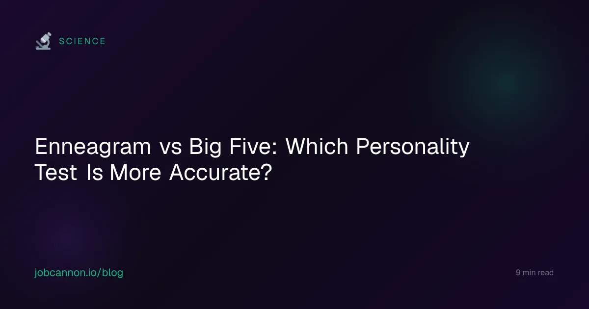 Enneagram vs Big Five: Which Personality Test Is More Accurate?