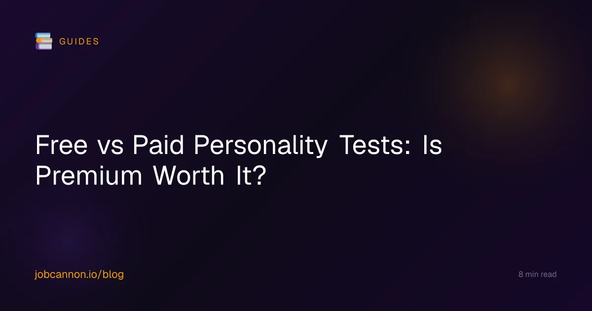 Free vs Paid Personality Tests: Is Premium Worth It?