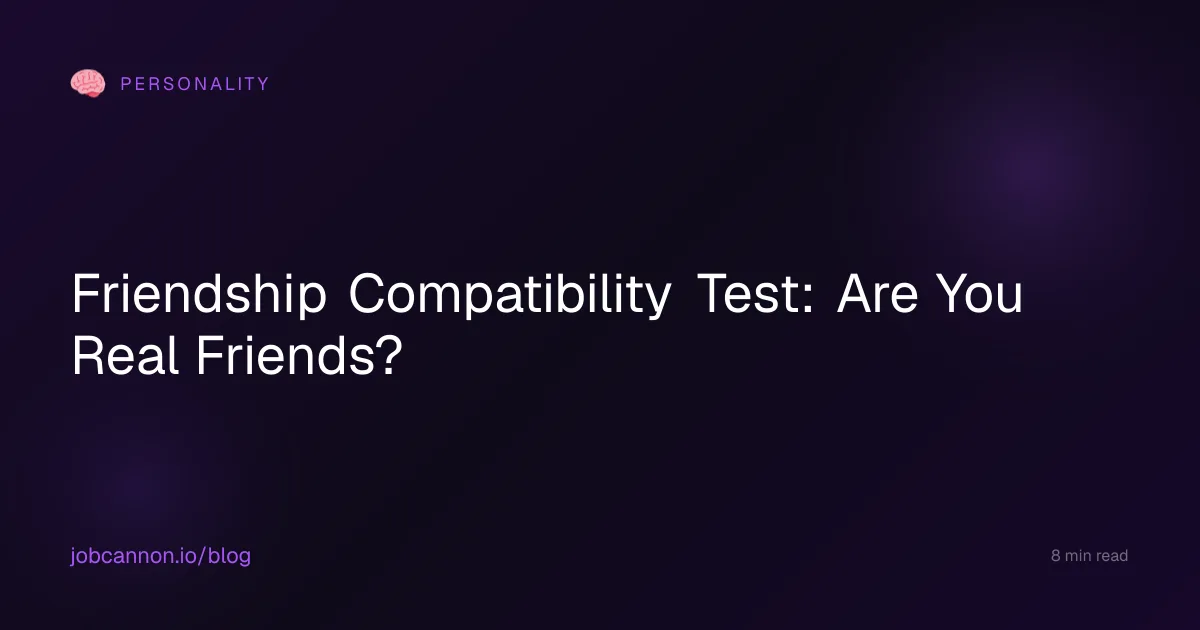 Friendship Compatibility Test: Are You Real Friends?