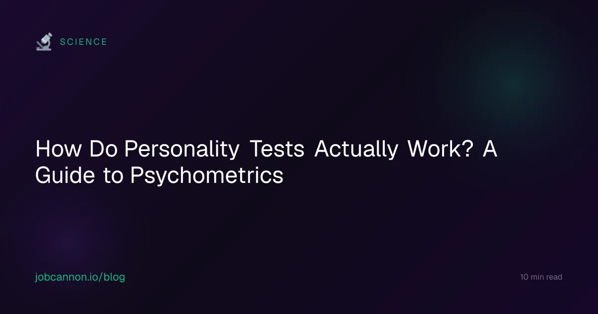 How Do Personality Tests Actually Work? A Guide to Psychometrics