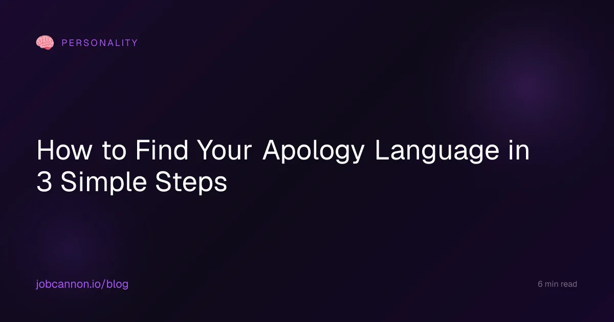 How to Find Your Apology Language in 3 Simple Steps
