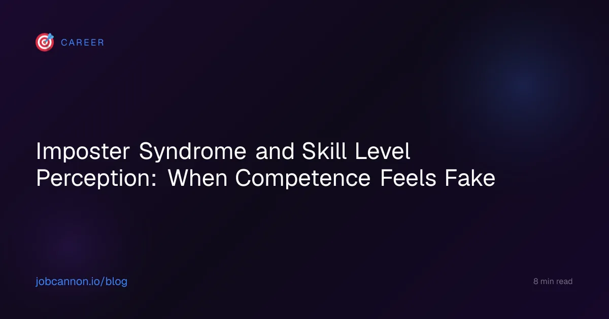 Imposter Syndrome and Skill Level Perception: When Competence Feels Fake