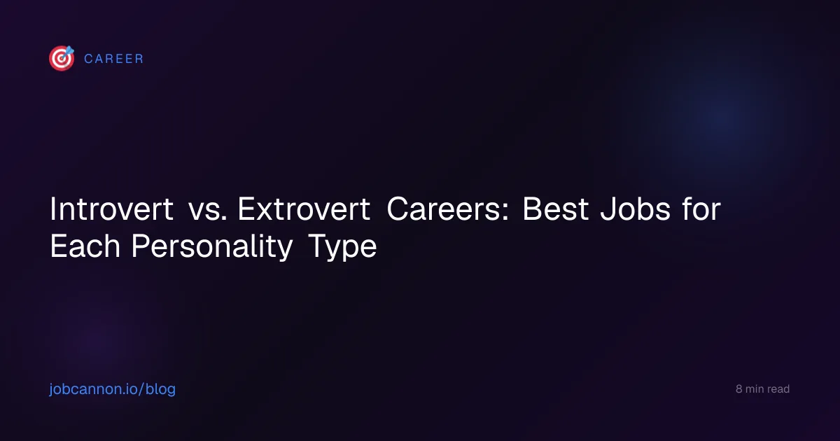 Introvert vs. Extrovert Careers: Best Jobs for Each Personality Type