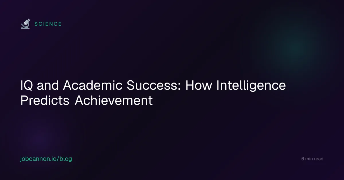 IQ and Academic Success: How Intelligence Predicts Achievement