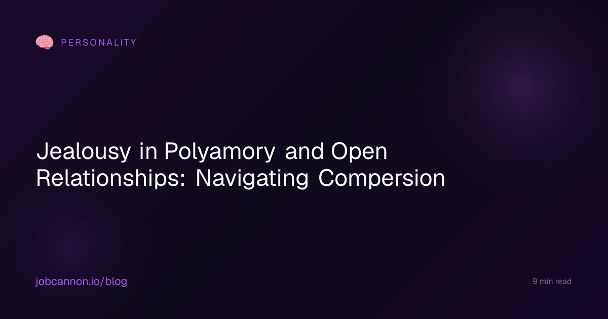 Jealousy in Polyamory and Open Relationships: Navigating Compersion