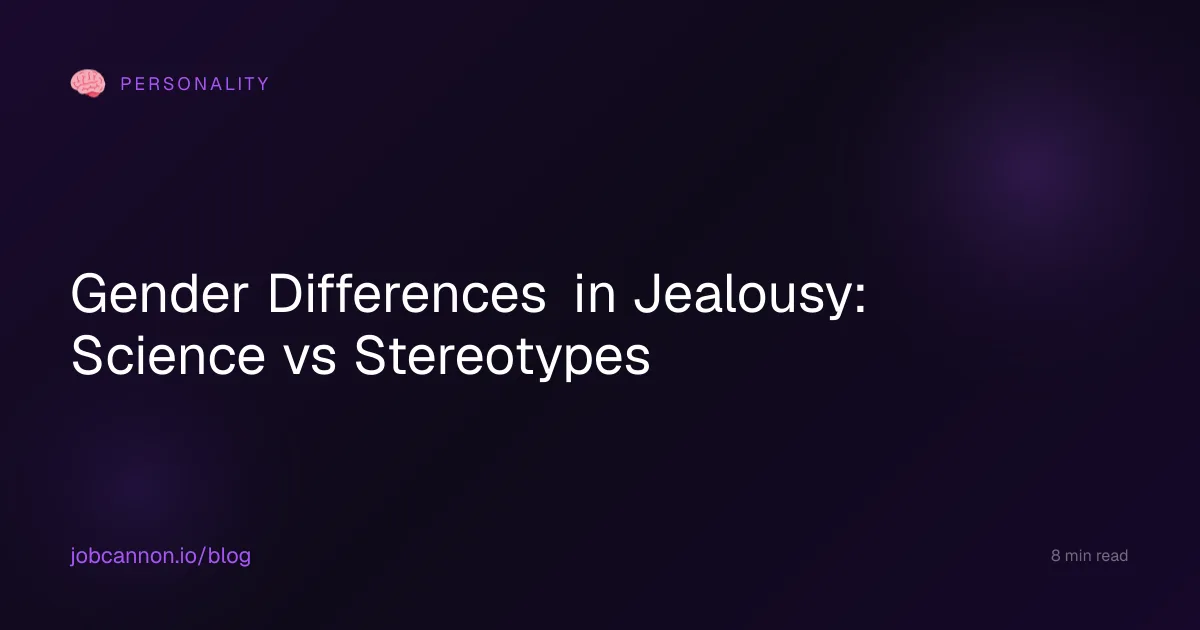 Gender Differences in Jealousy: Science vs Stereotypes