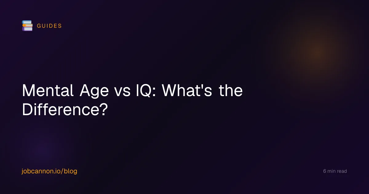Mental Age vs IQ: What's the Difference?
