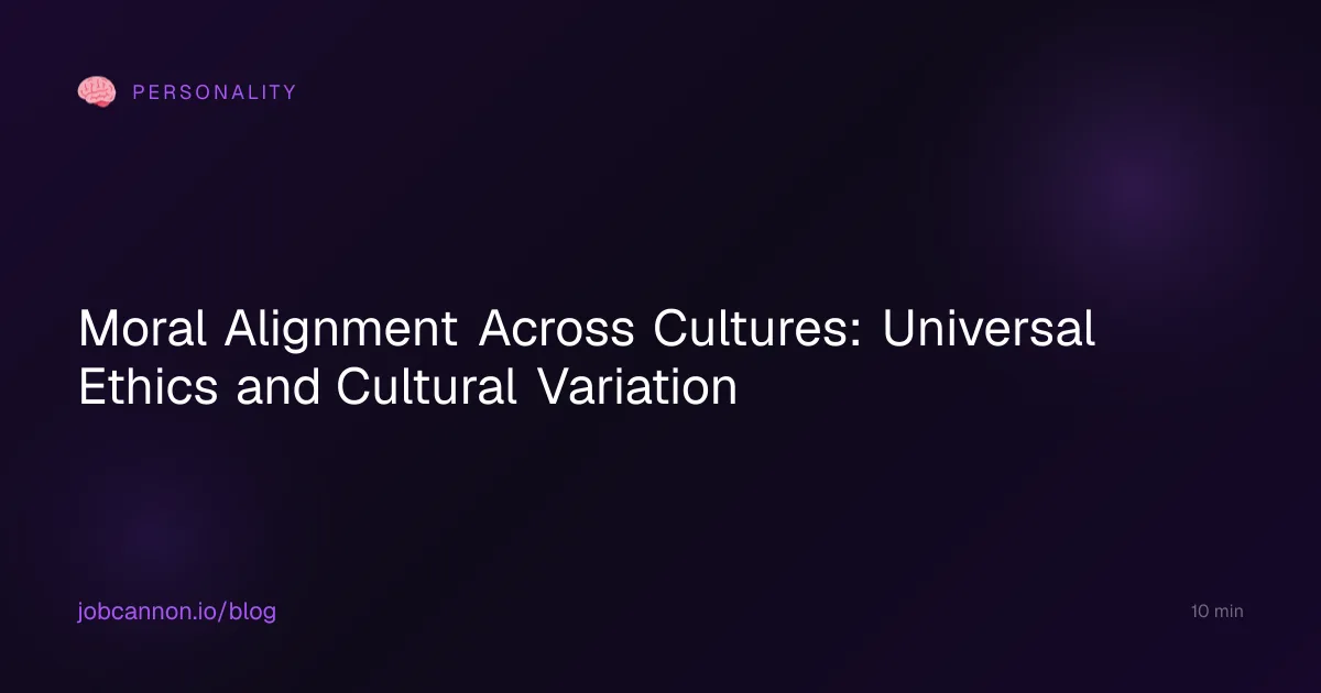 Moral Alignment Across Cultures: Universal Ethics and Cultural Variation