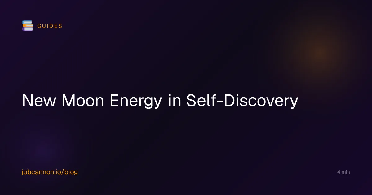 New Moon Energy in Self-Discovery