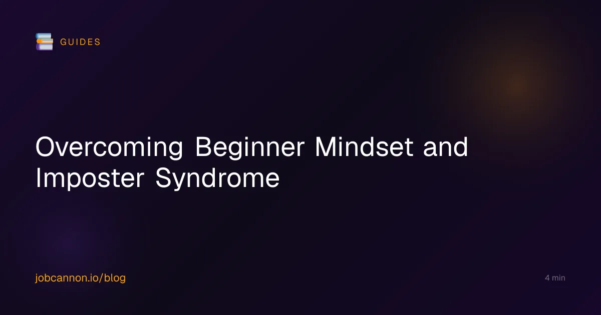Overcoming Beginner Mindset and Imposter Syndrome