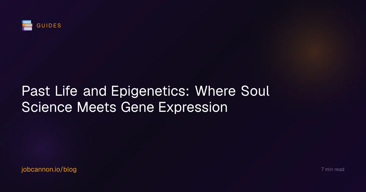 Past Life and Epigenetics: Where Soul Science Meets Gene Expression
