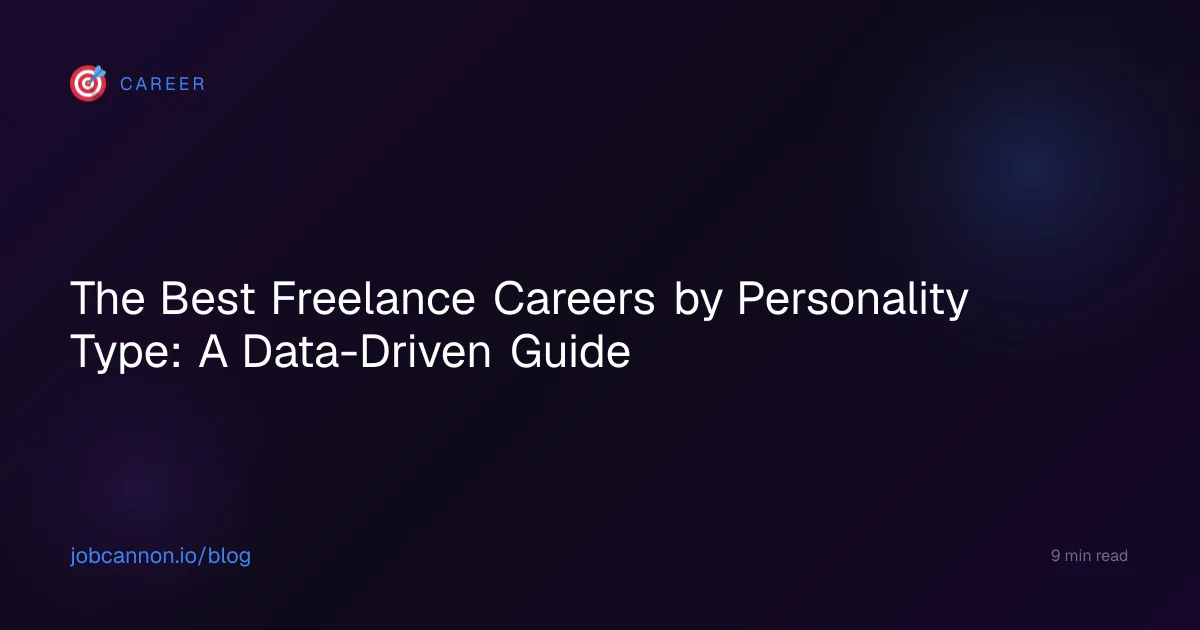 The Best Freelance Careers by Personality Type: A Data-Driven Guide