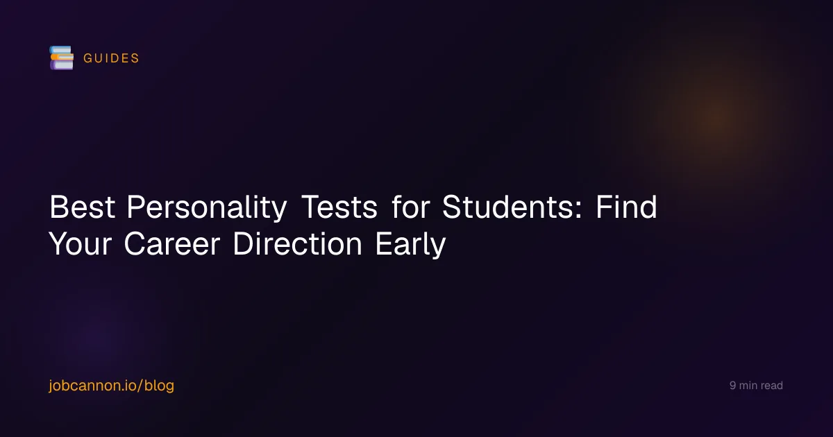 Best Personality Tests for Students: Find Your Career Direction Early