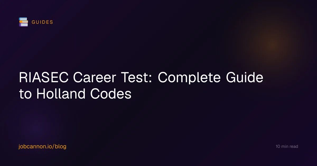 RIASEC Career Test: Complete Guide to Holland Codes