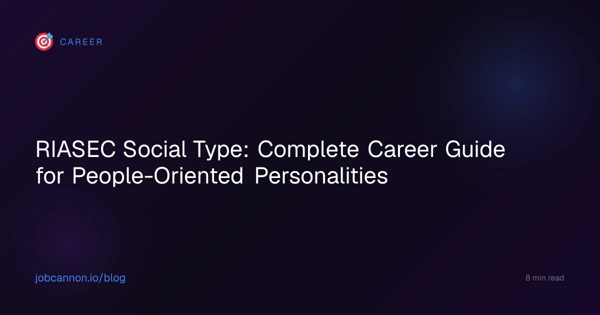 RIASEC Social Type: Complete Career Guide for People-Oriented Personalities