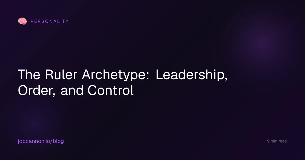 The Ruler Archetype: Leadership, Order, and Control