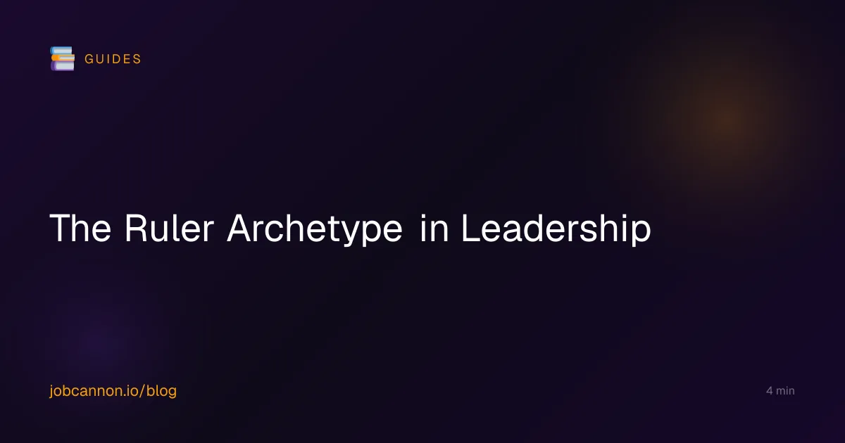 The Ruler Archetype in Leadership