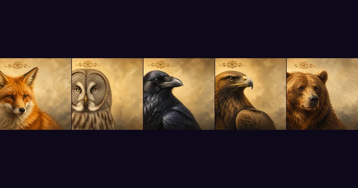 Spirit Animal Chart: Animals by Sign, Trait, and Sighting