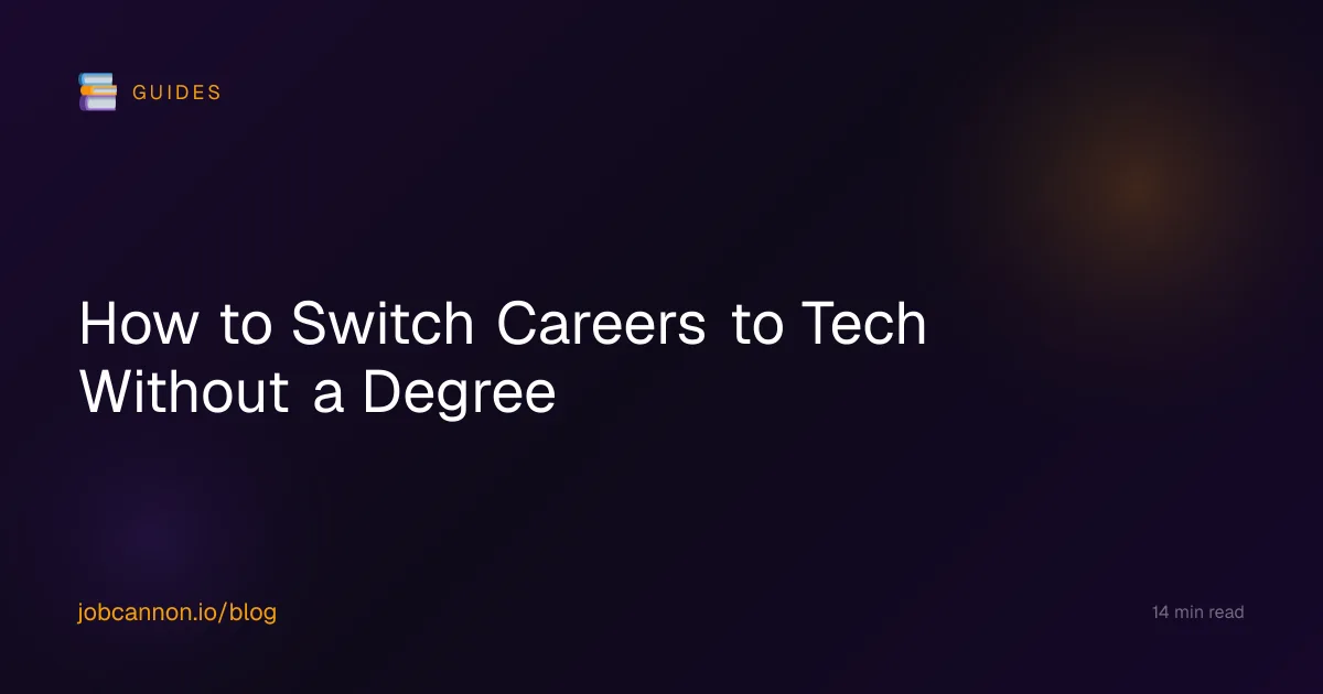 How to Switch Careers to Tech Without a Degree