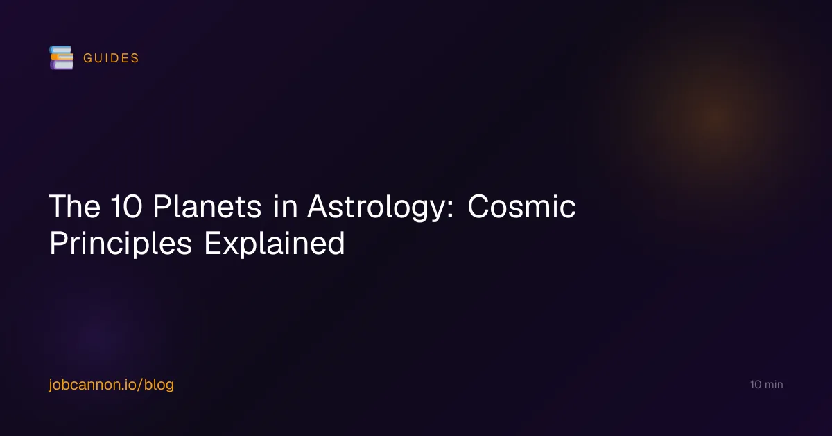 The 10 Planets in Astrology: Cosmic Principles Explained