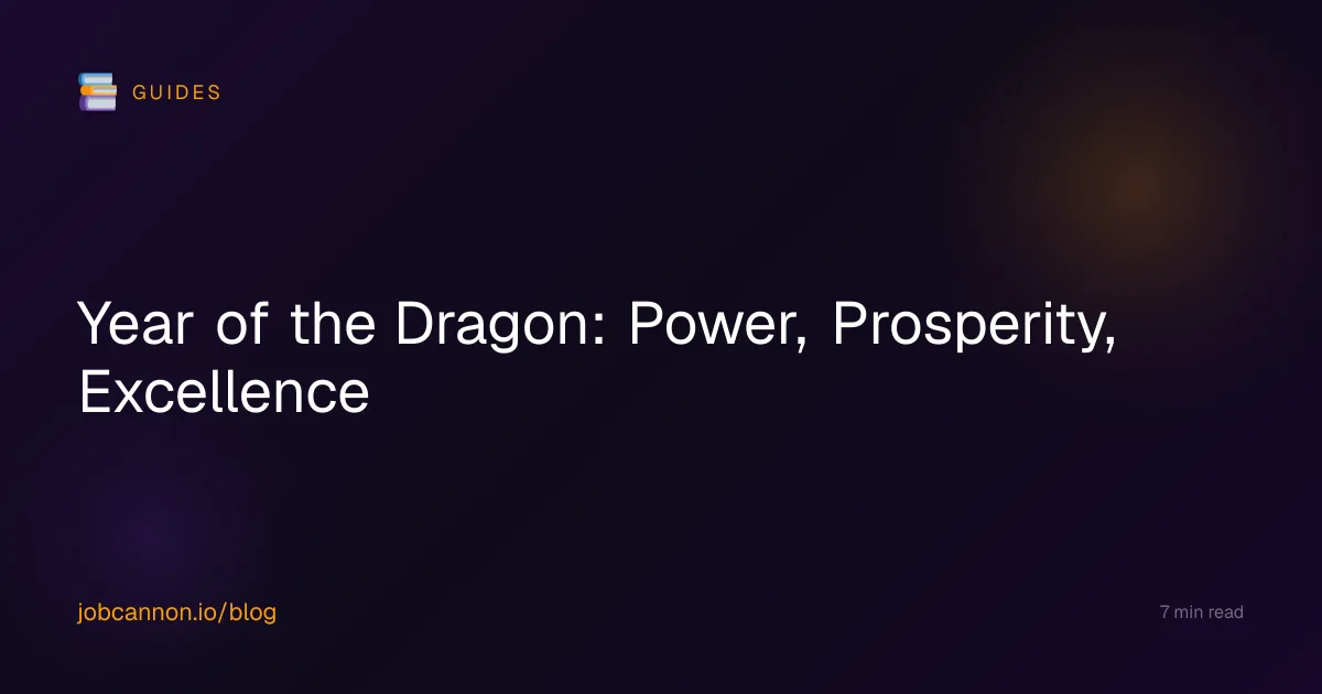 Year of the Dragon: Power, Prosperity, Excellence
