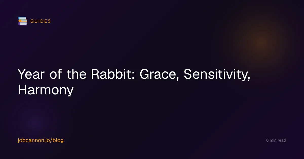 Year of the Rabbit: Grace, Sensitivity, Harmony