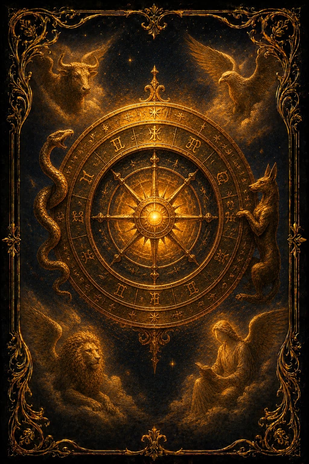 La Rueda de la Fortuna — Arcanos Mayores X