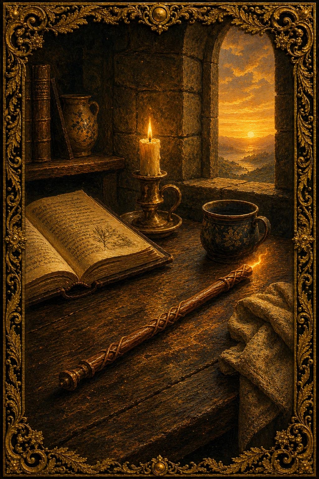 آس الصولجانات — الصولجانات