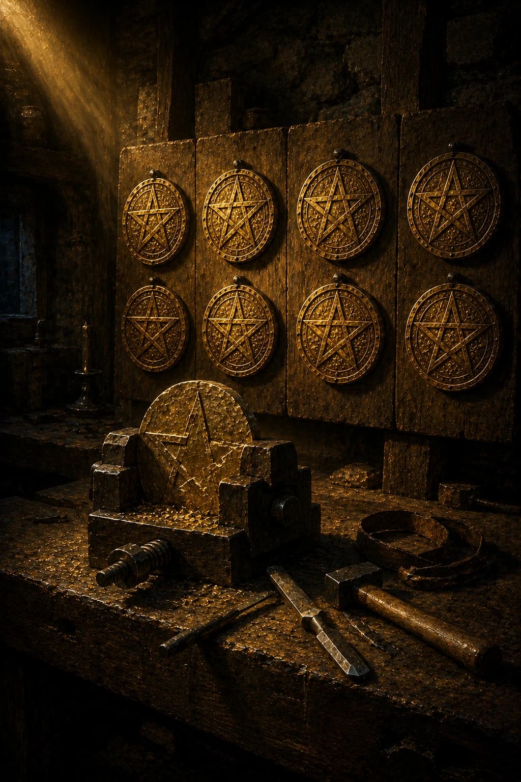 Eight of Pentacles — Minor Arcana VIII