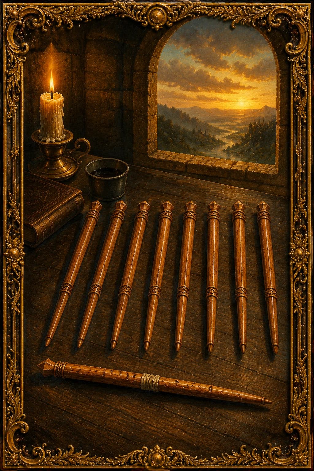 Nine of Wands — Minor Arcana IX