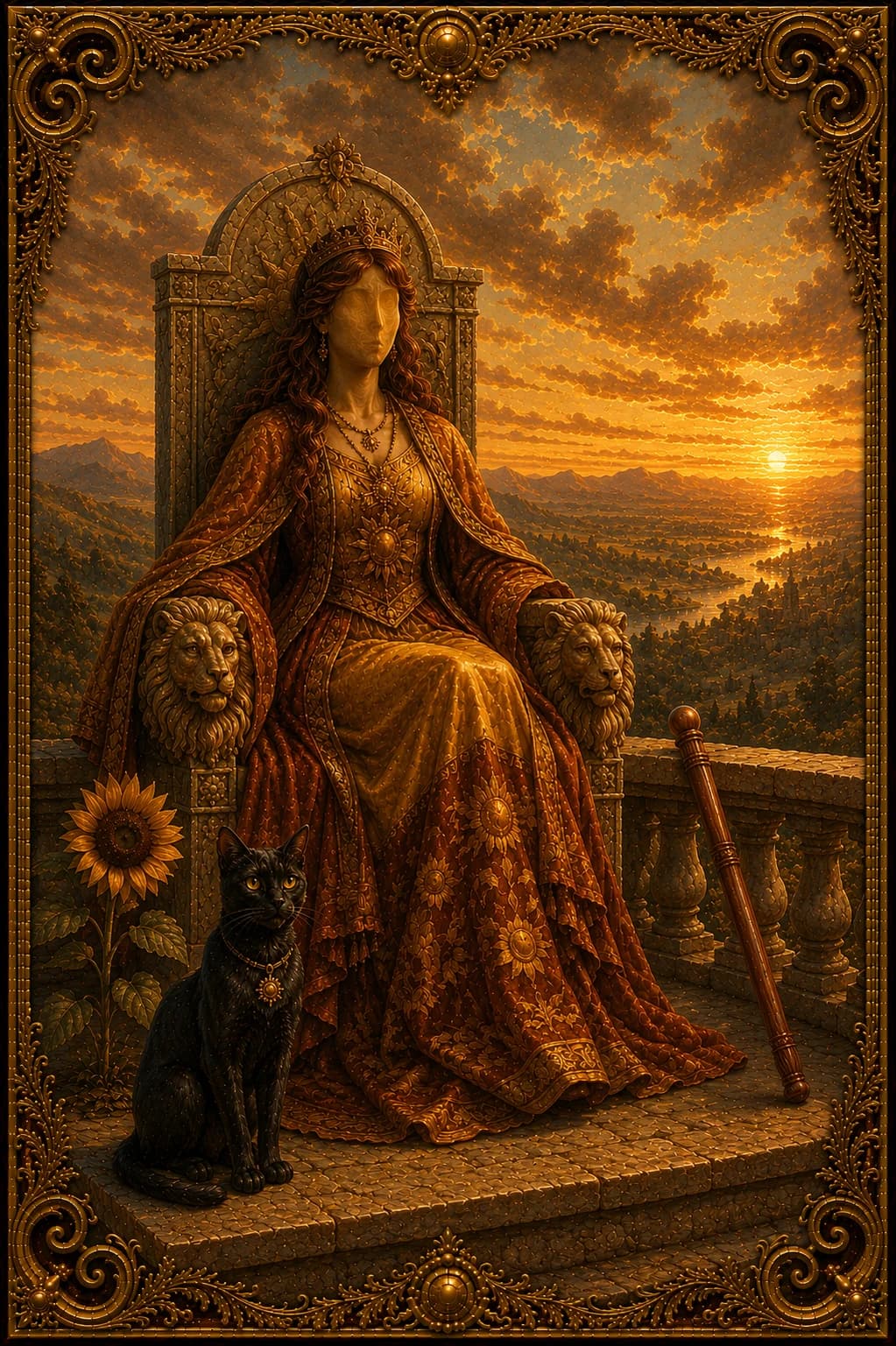 Queen of Wands — Minor Arcana Queen