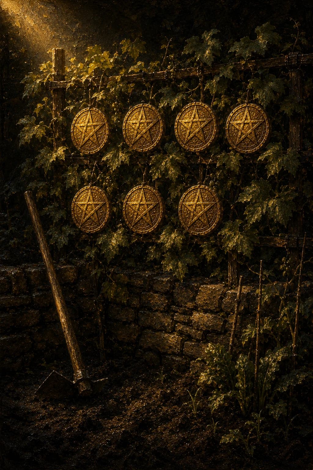 Seven of Pentacles — Minor Arcana VII