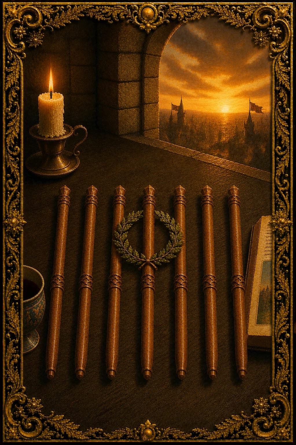 Seven of Wands — Minor Arcana VII