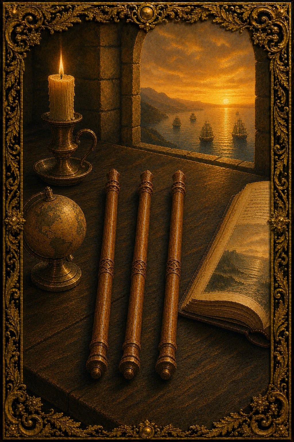 Three of Wands — Minor Arcana III