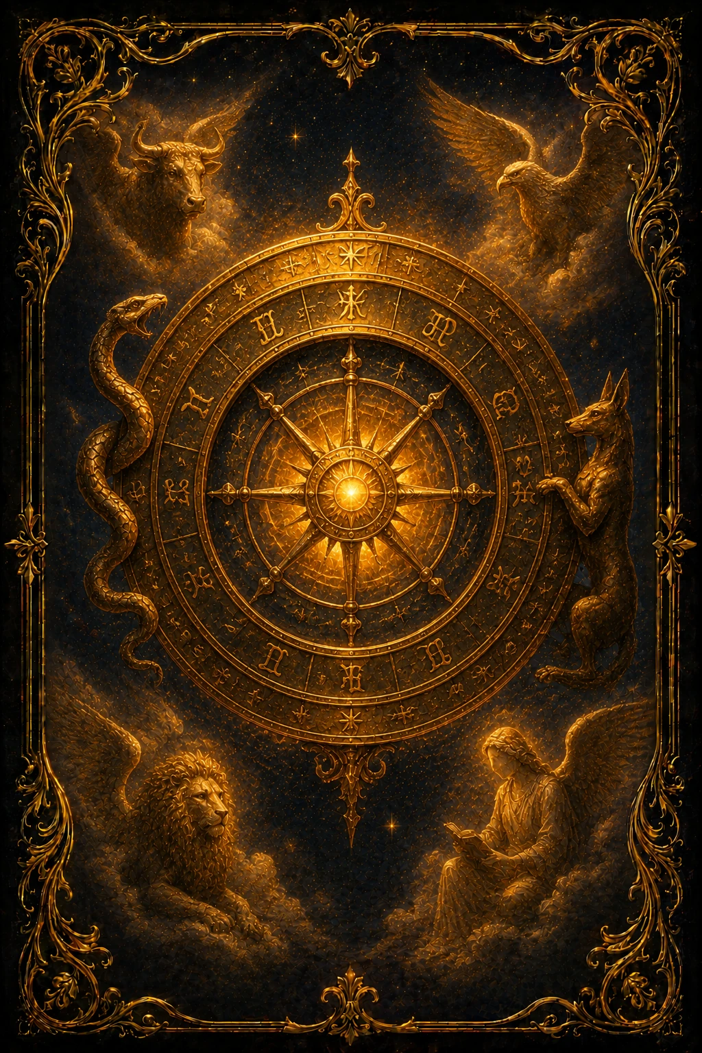 Wheel of Fortune — Major Arcana X